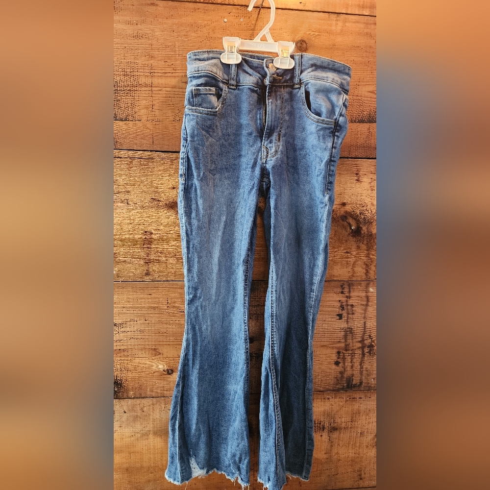 Maurices Blue Flare & Wide Leg Jeans